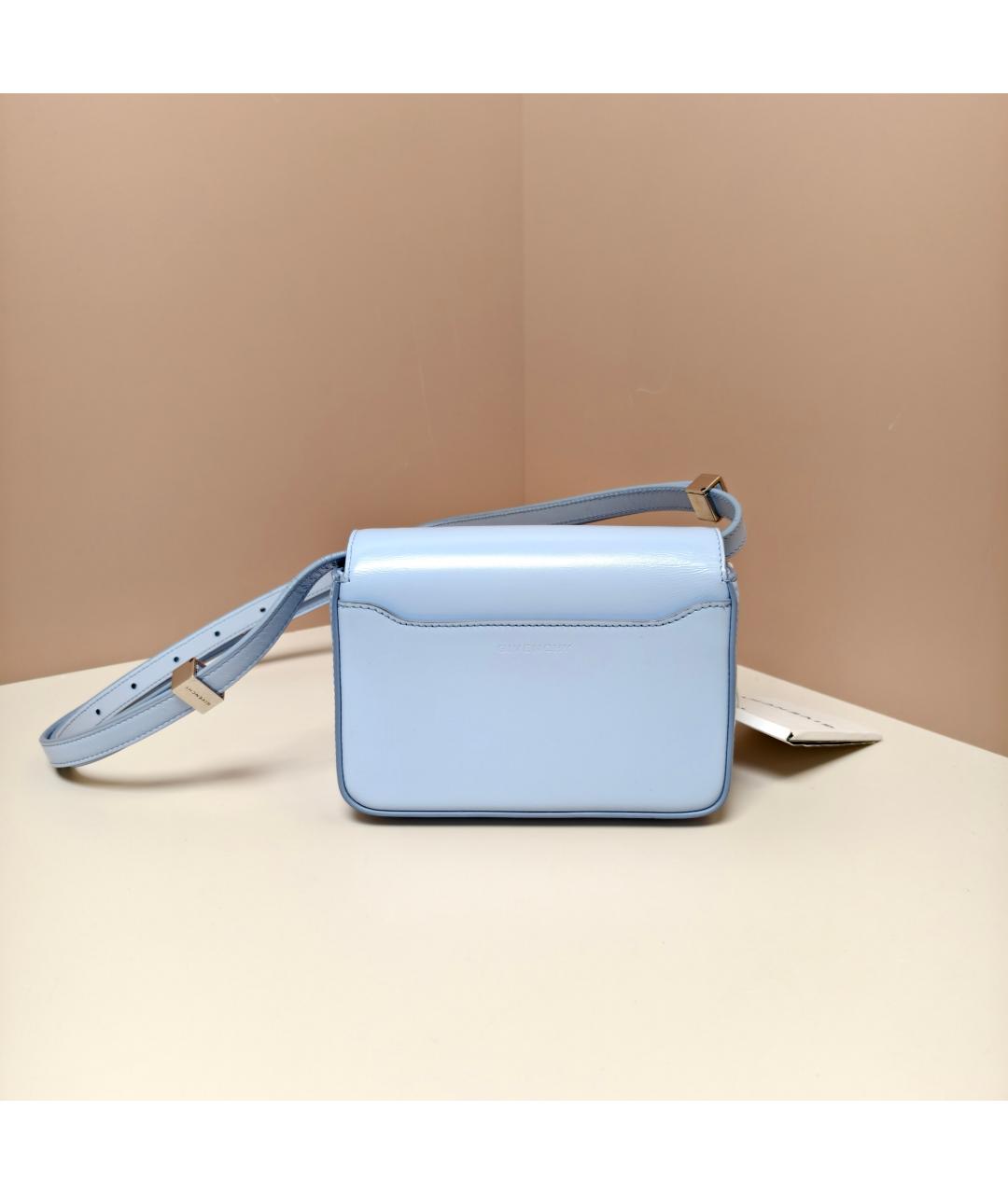 GIVENCHY Голубая кожаная сумка через плечо, фото 3