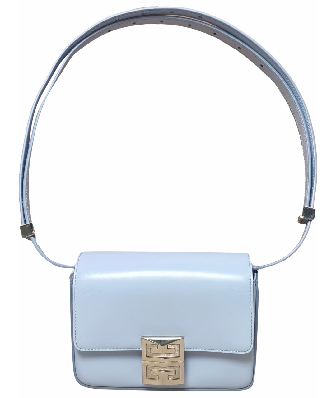 GIVENCHY Голубая кожаная сумка через плечо, фото 1