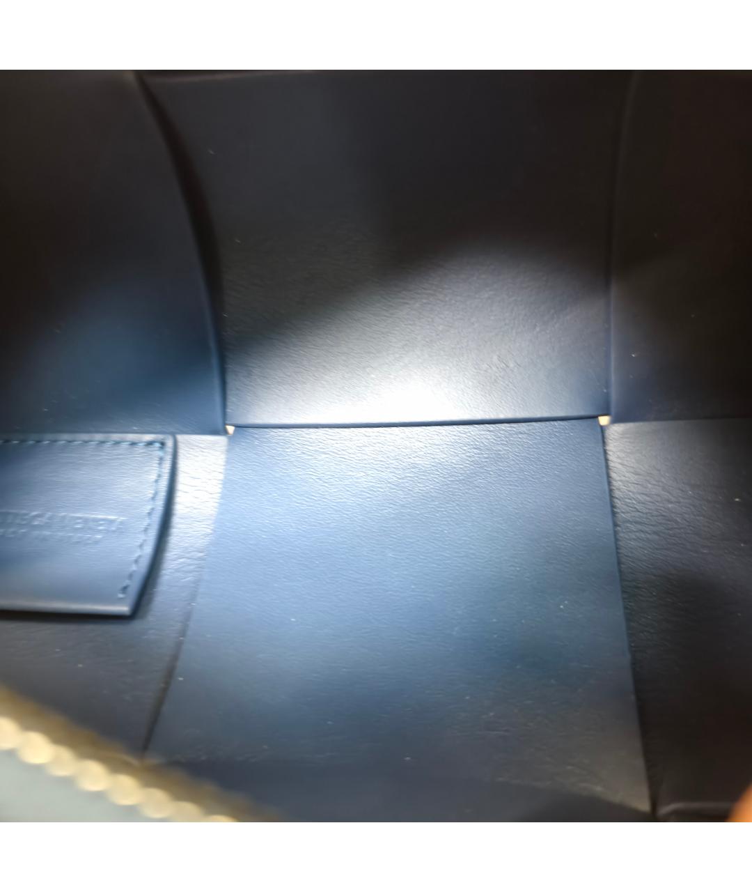 BALENCIAGA Синяя кожаная сумка через плечо, фото 3