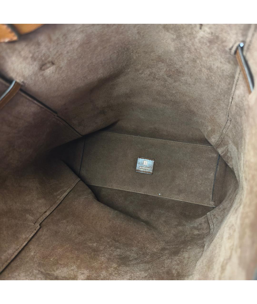 GIVENCHY Коричневая кожаная сумка через плечо, фото 3