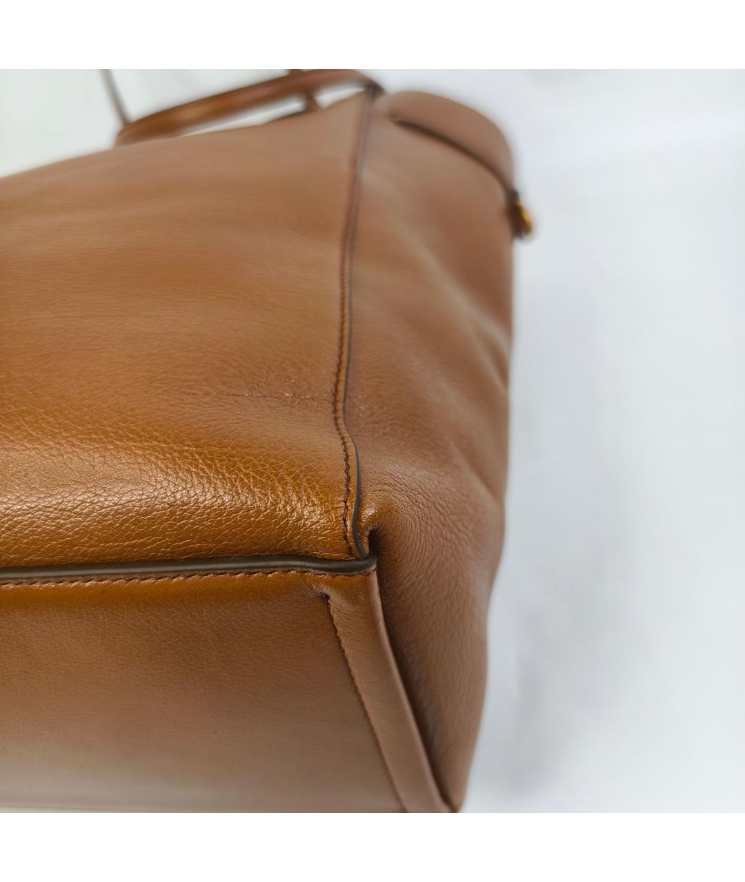 GIVENCHY Коричневая кожаная сумка через плечо, фото 2