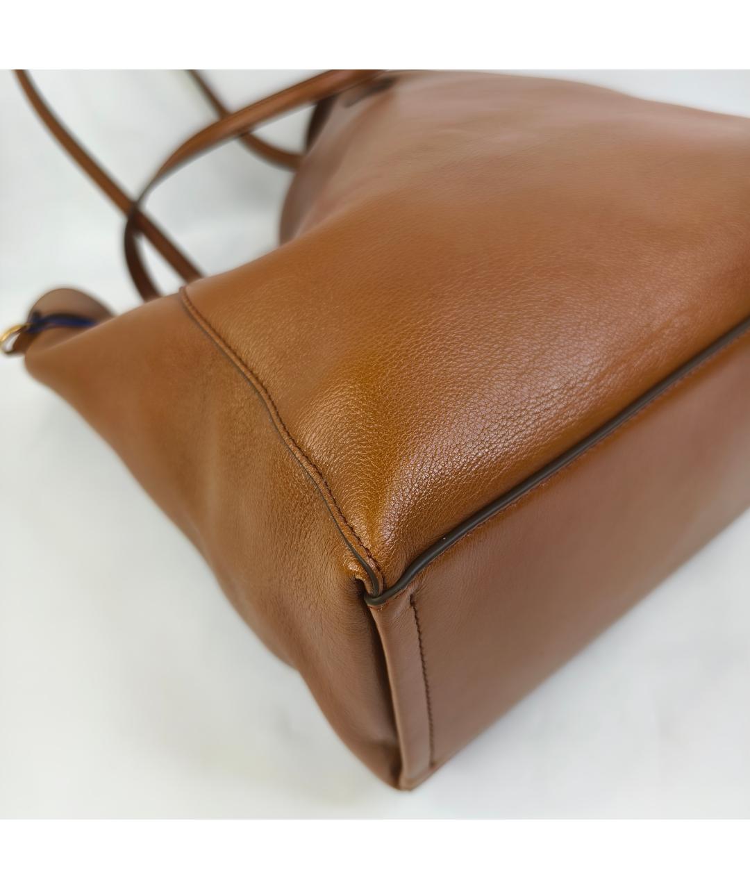 GIVENCHY Коричневая кожаная сумка через плечо, фото 5