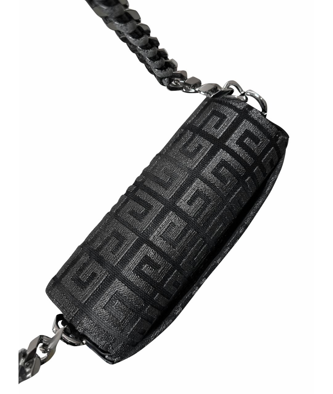 GIVENCHY Антрацитовая тканевая сумка через плечо, фото 13