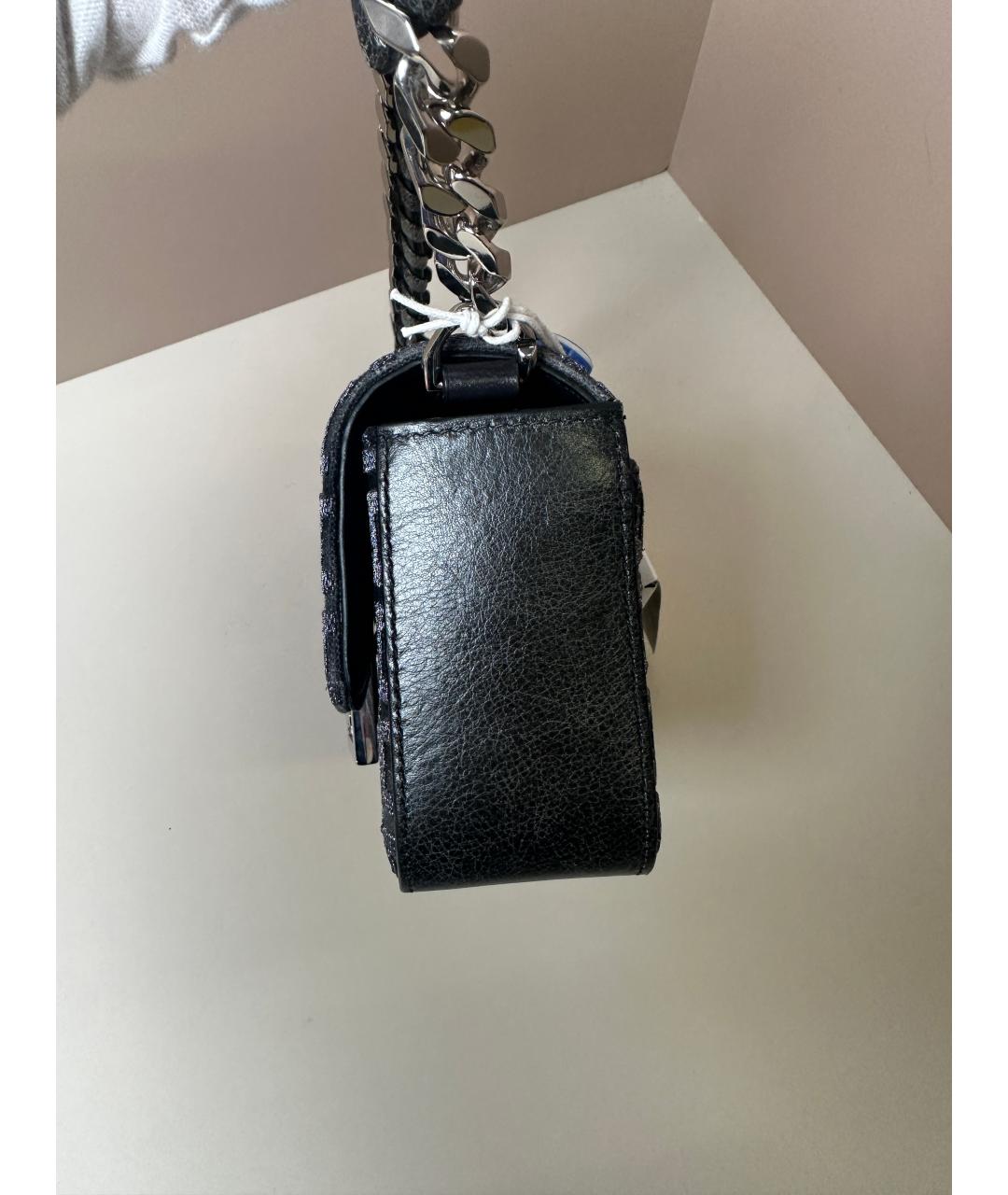 GIVENCHY Антрацитовая тканевая сумка через плечо, фото 4