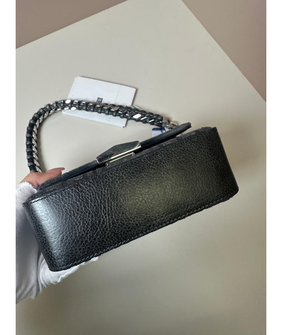 GIVENCHY Антрацитовая тканевая сумка через плечо, фото 2