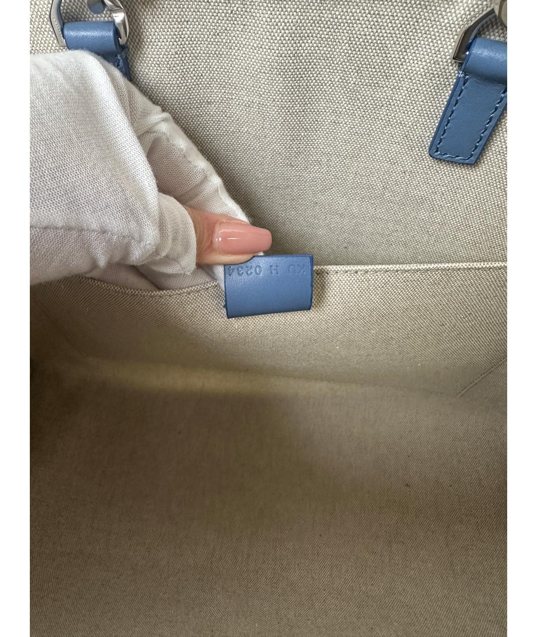 GIVENCHY Синяя деним сумка тоут, фото 5