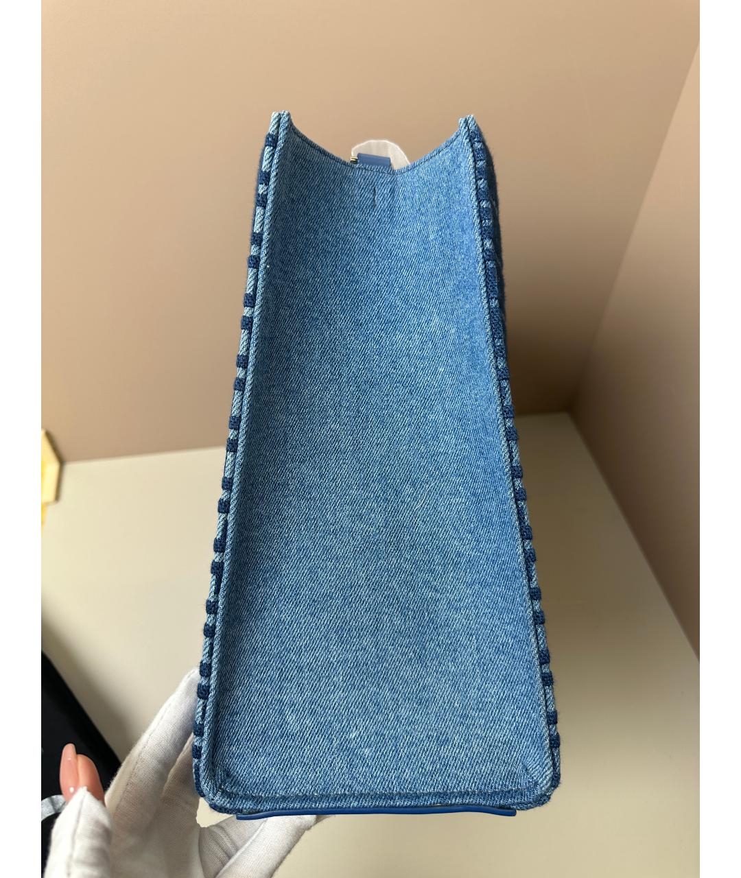 GIVENCHY Синяя деним сумка тоут, фото 7