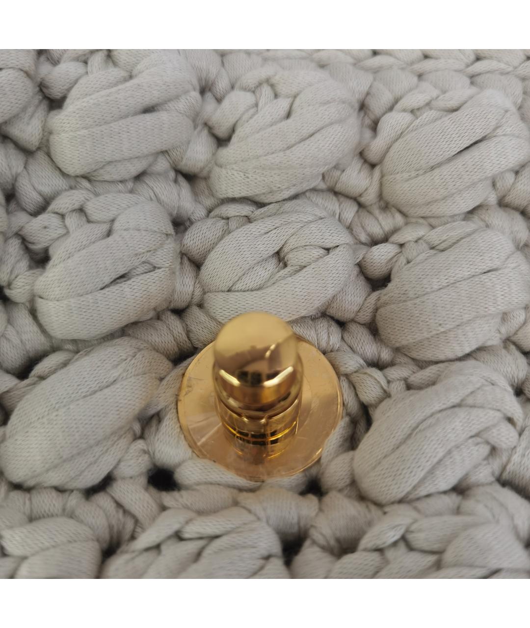 BOTTEGA VENETA Белая сумка через плечо, фото 7