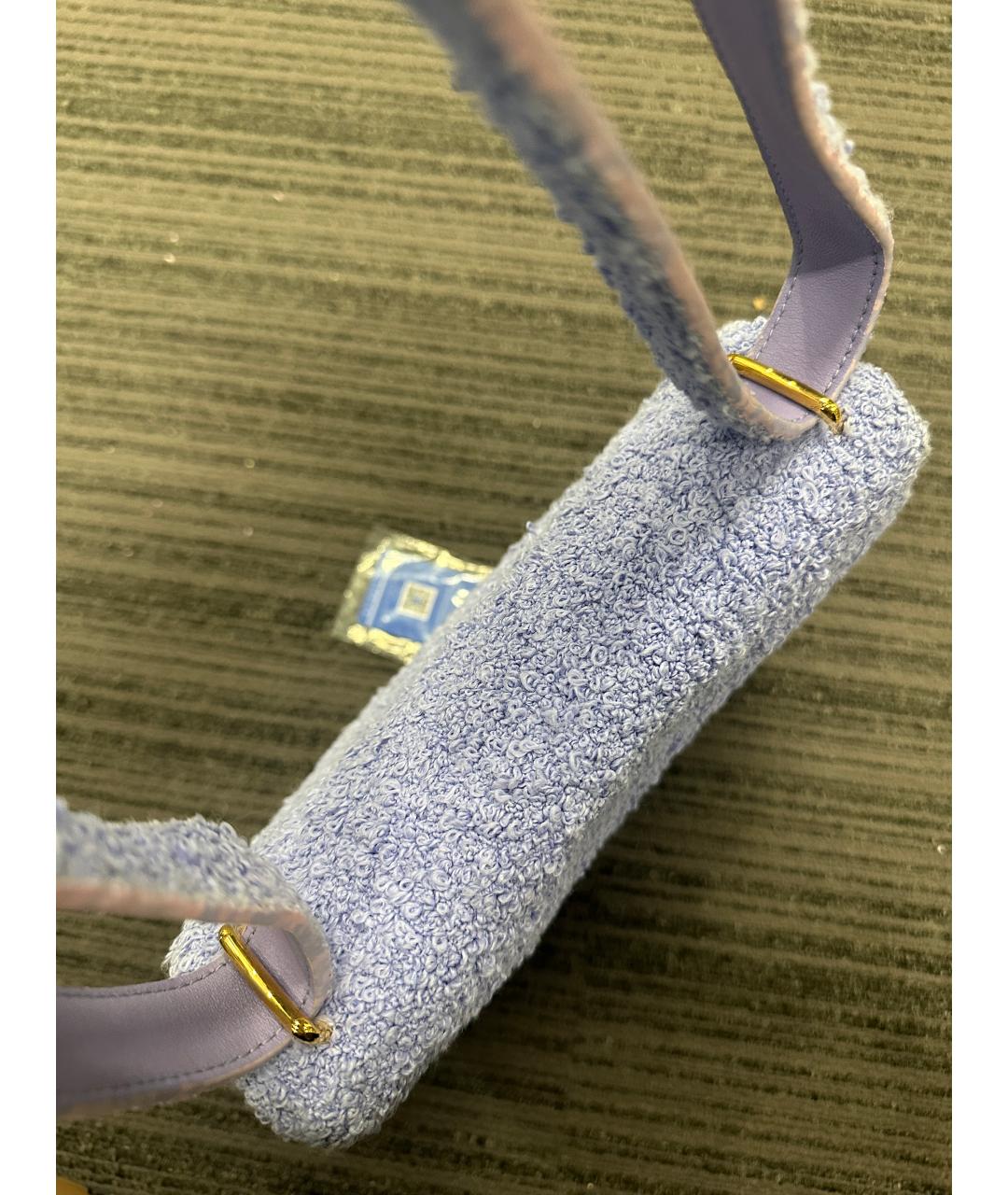 BOTTEGA VENETA Фиолетовая сумка через плечо, фото 4