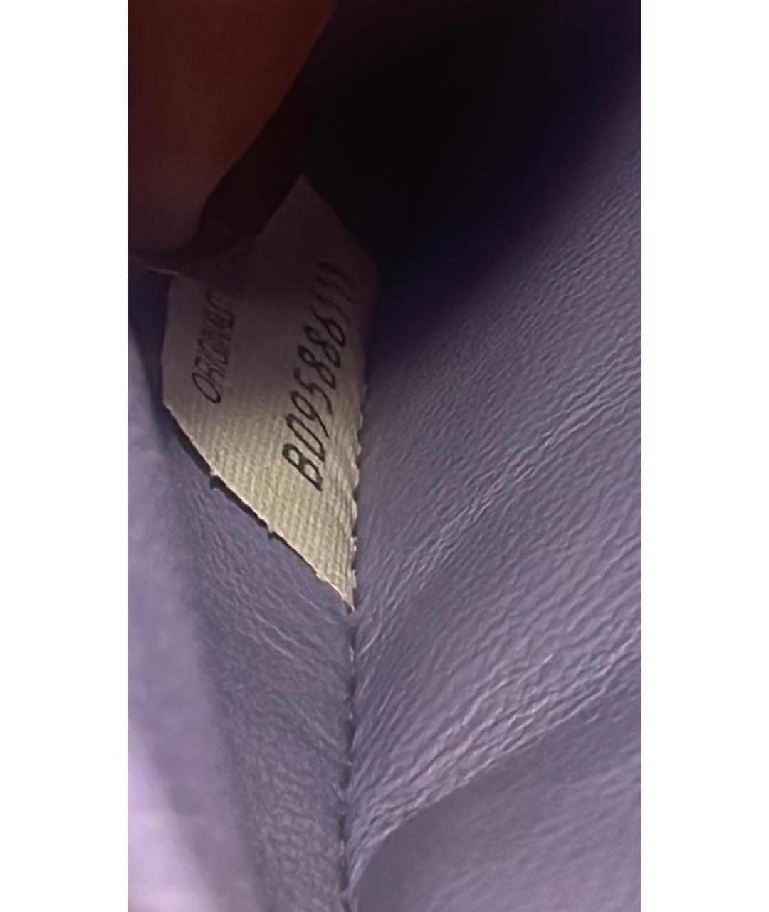 BOTTEGA VENETA Фиолетовая сумка через плечо, фото 3