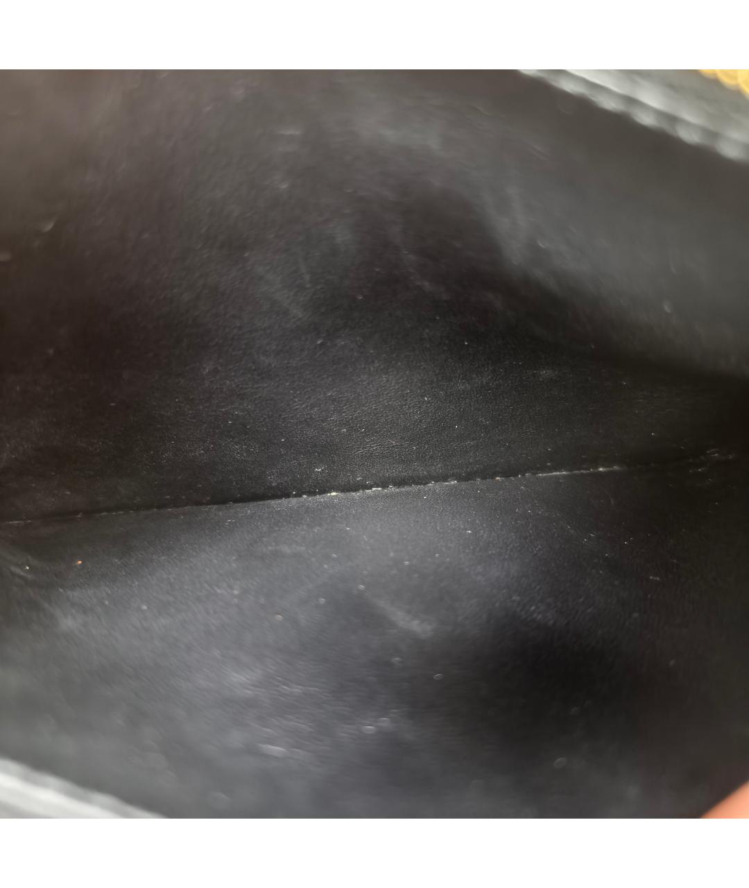 BALENCIAGA Черная кожаная сумка через плечо, фото 6