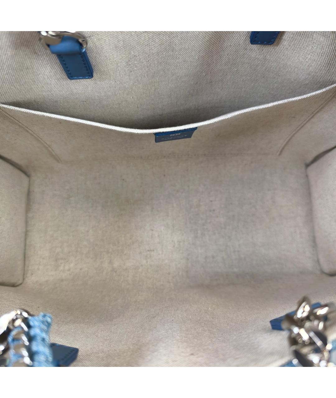 GIVENCHY Синяя деним сумка тоут, фото 7