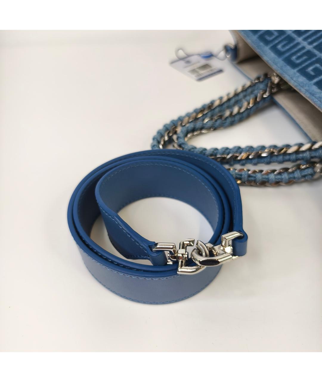 GIVENCHY Синяя деним сумка тоут, фото 2