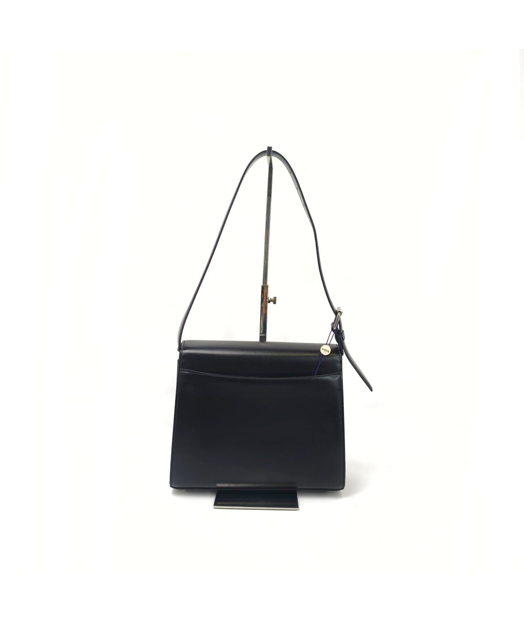 BALENCIAGA Черная кожаная сумка через плечо, фото 2