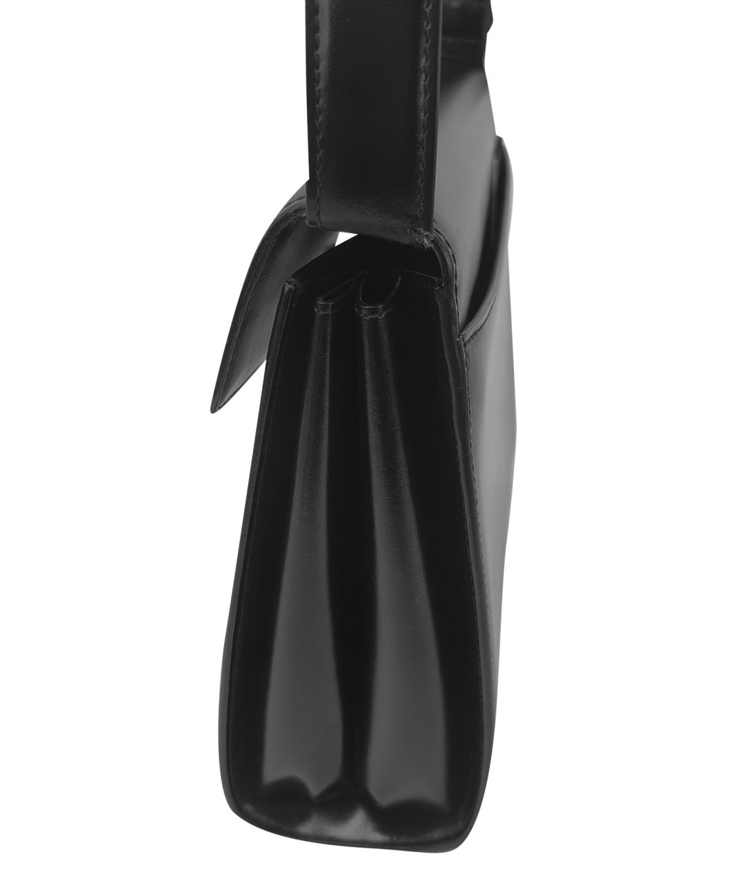 BALENCIAGA Черная кожаная сумка через плечо, фото 12