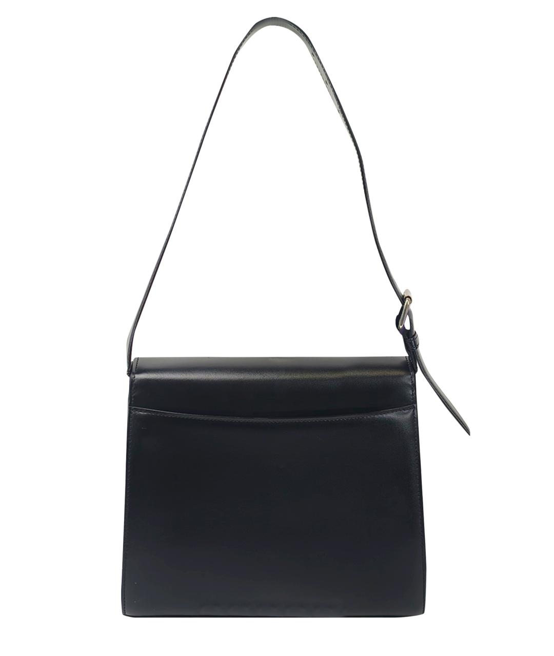 BALENCIAGA Черная кожаная сумка через плечо, фото 16