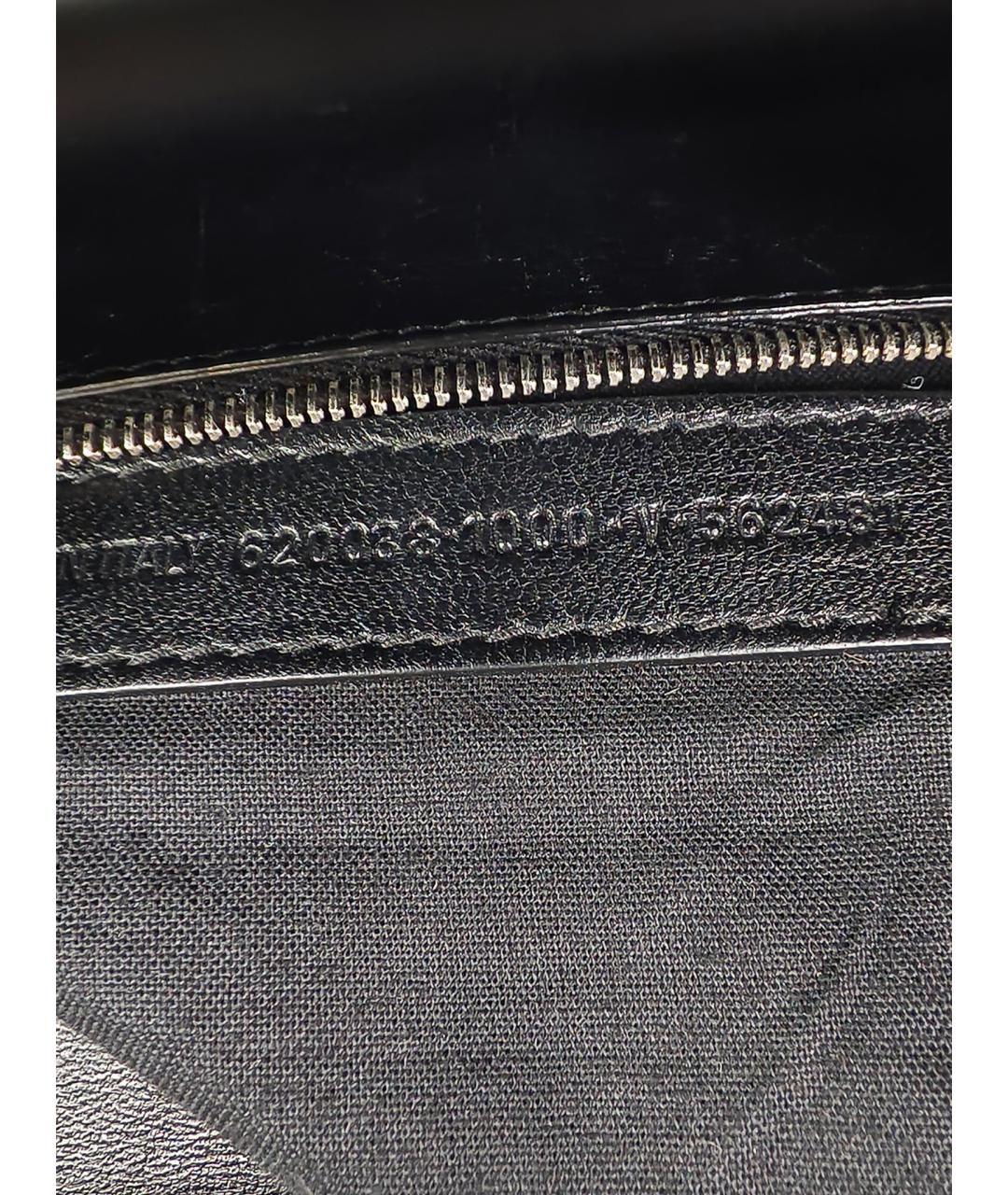 BALENCIAGA Черная кожаная сумка через плечо, фото 14