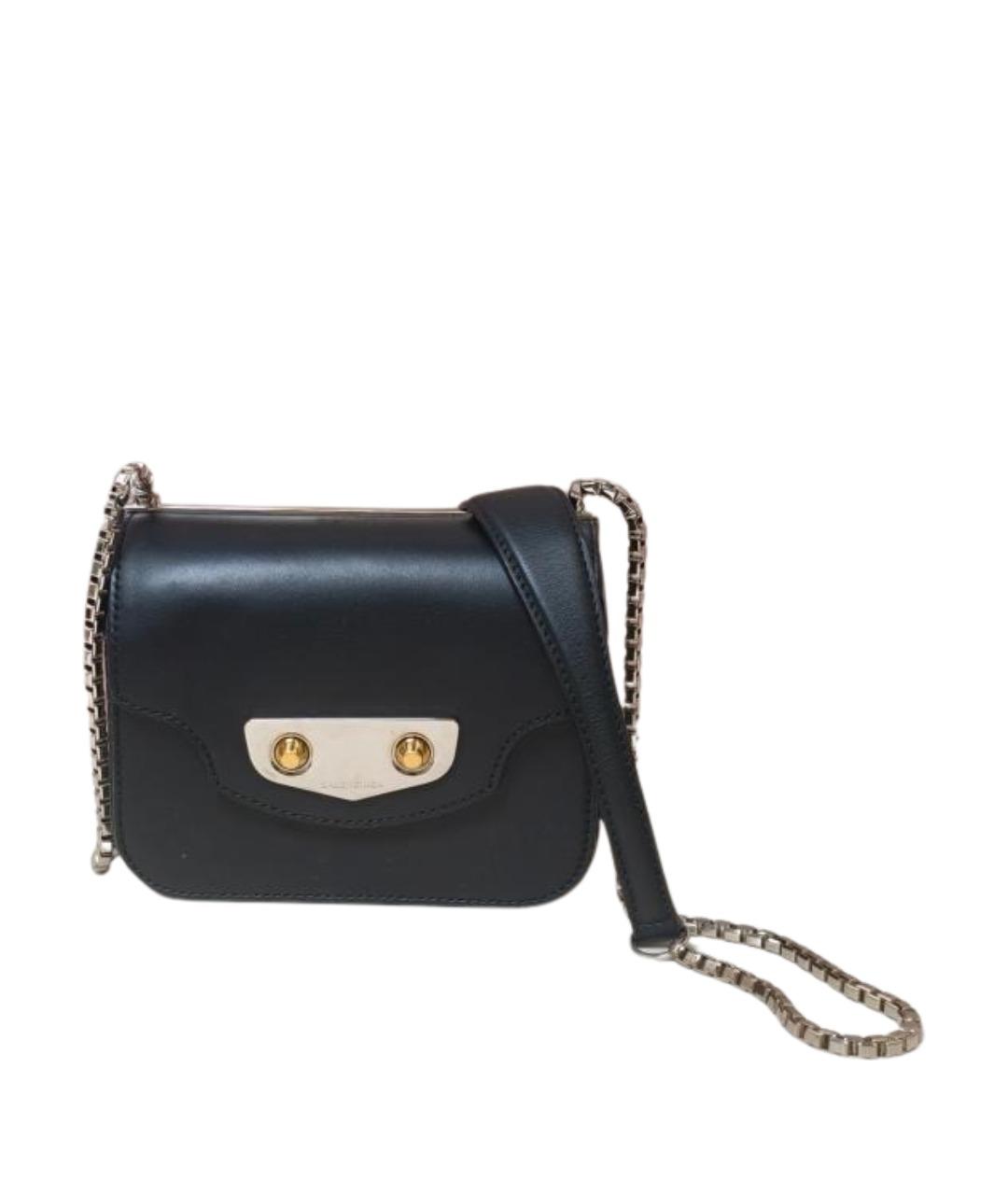 BALENCIAGA Черная кожаная сумка через плечо, фото 1