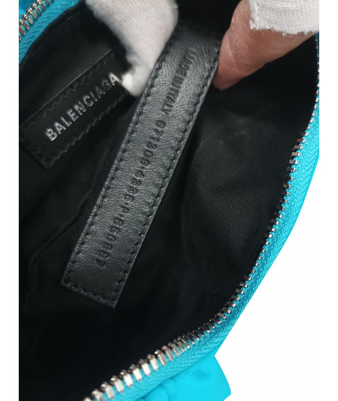 BALENCIAGA Синяя сумка через плечо, фото 4