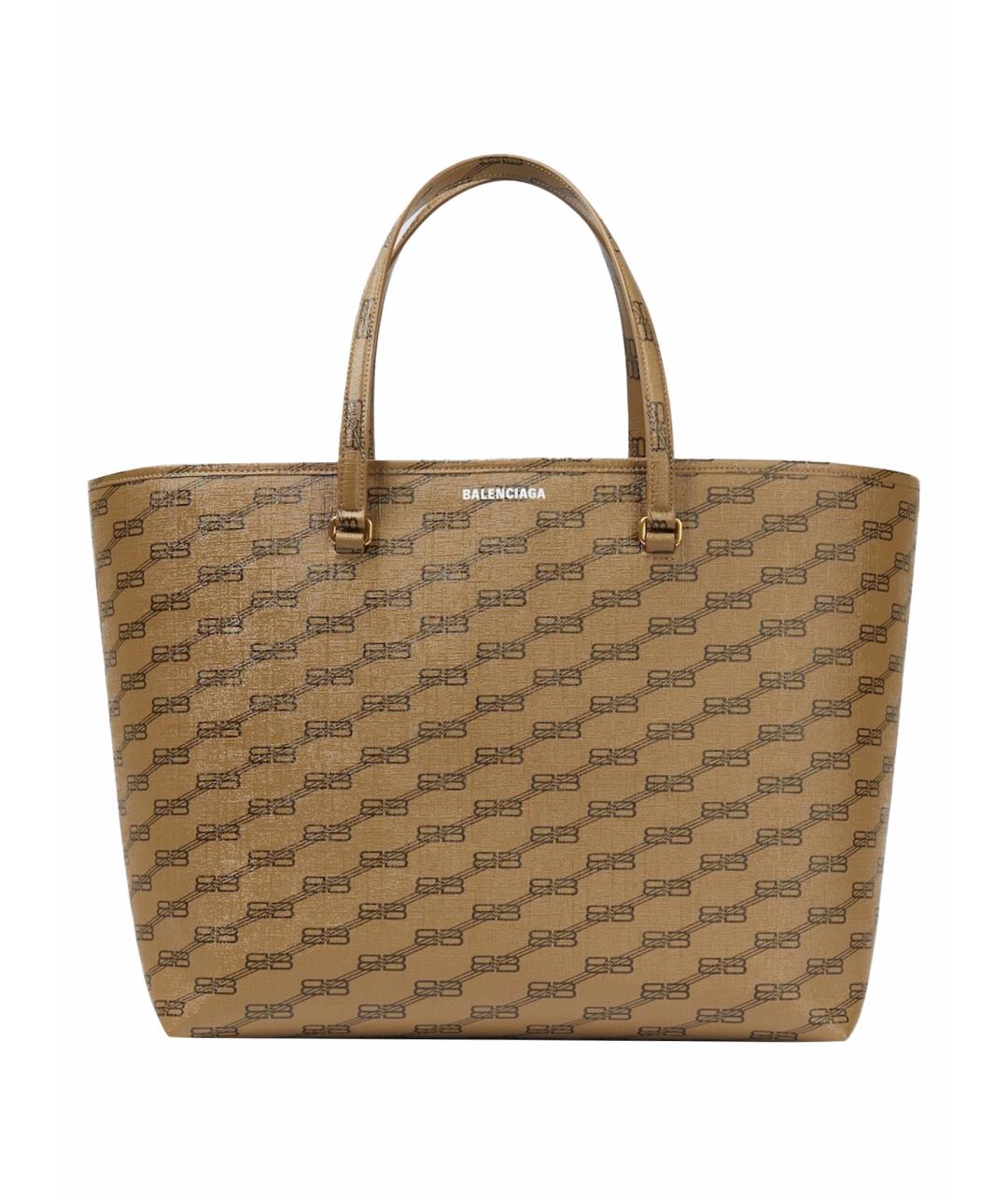 BALENCIAGA Коричневая сумка тоут, фото 1