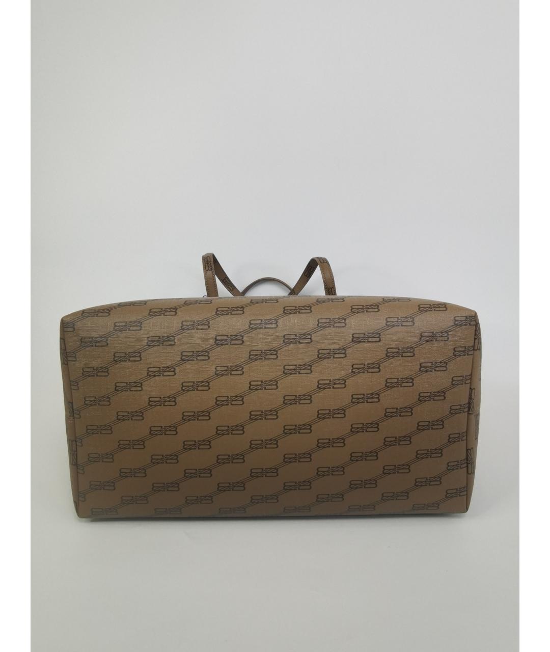 BALENCIAGA Коричневая сумка тоут, фото 2