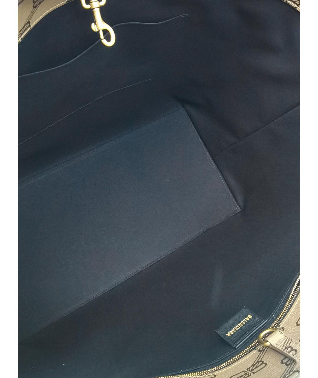 BALENCIAGA Коричневая сумка тоут, фото 11