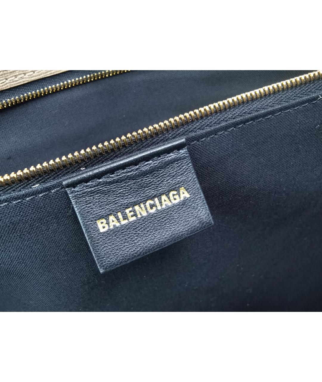 BALENCIAGA Коричневая сумка тоут, фото 8