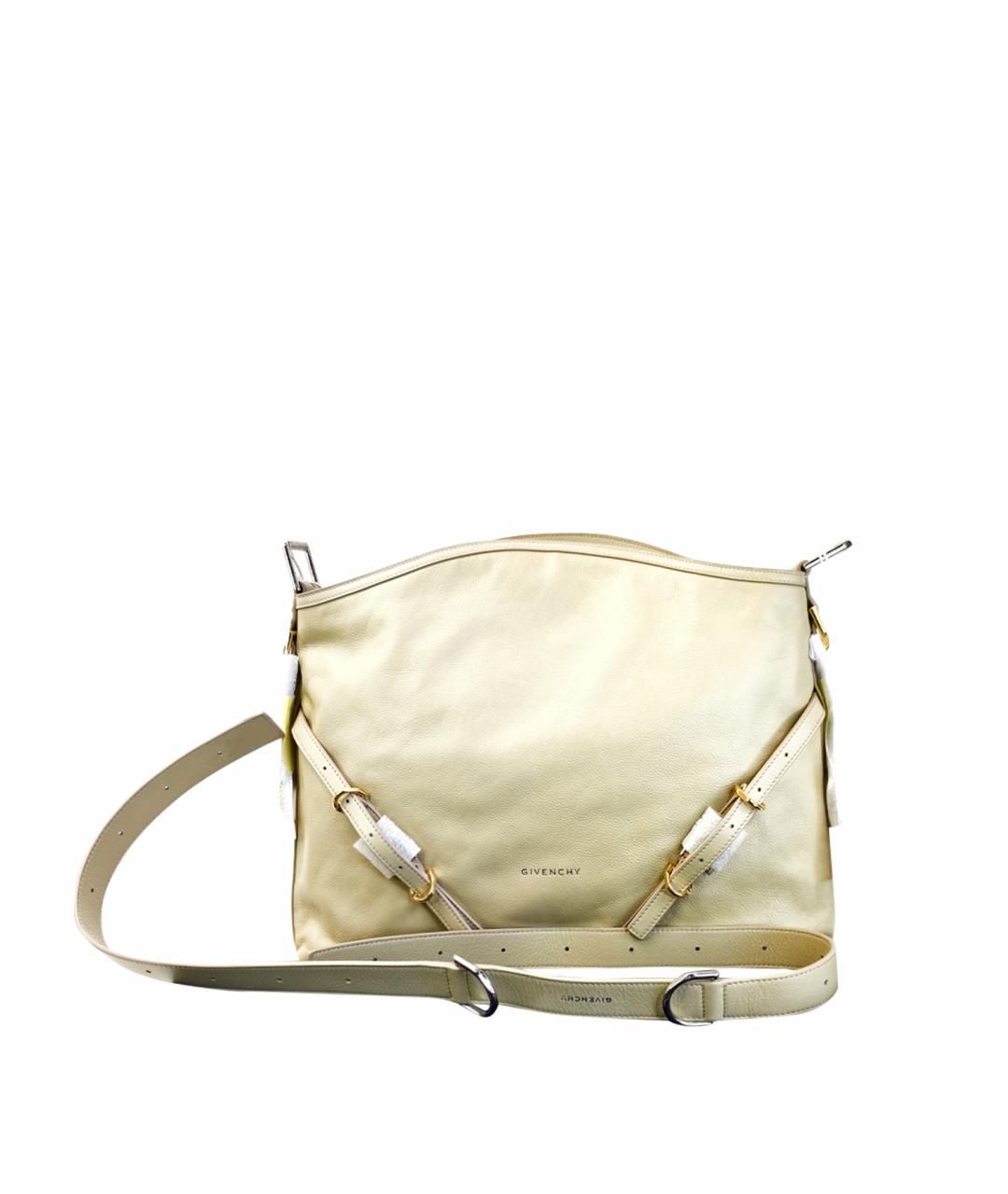 GIVENCHY Бежевая кожаная сумка через плечо, фото 1