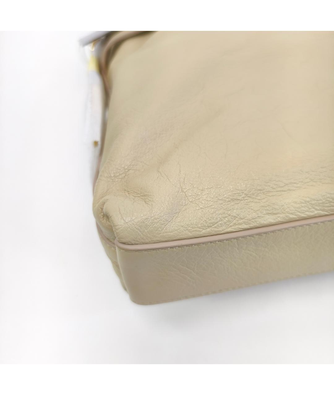 GIVENCHY Бежевая кожаная сумка через плечо, фото 2