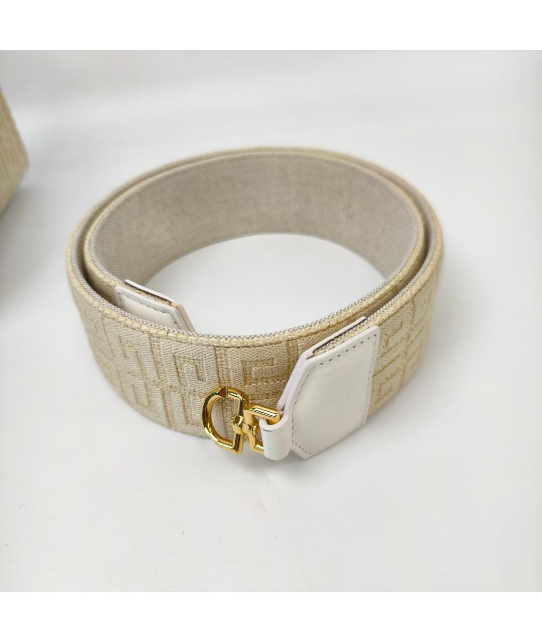 GIVENCHY Бежевая тканевая сумка с короткими ручками, фото 9