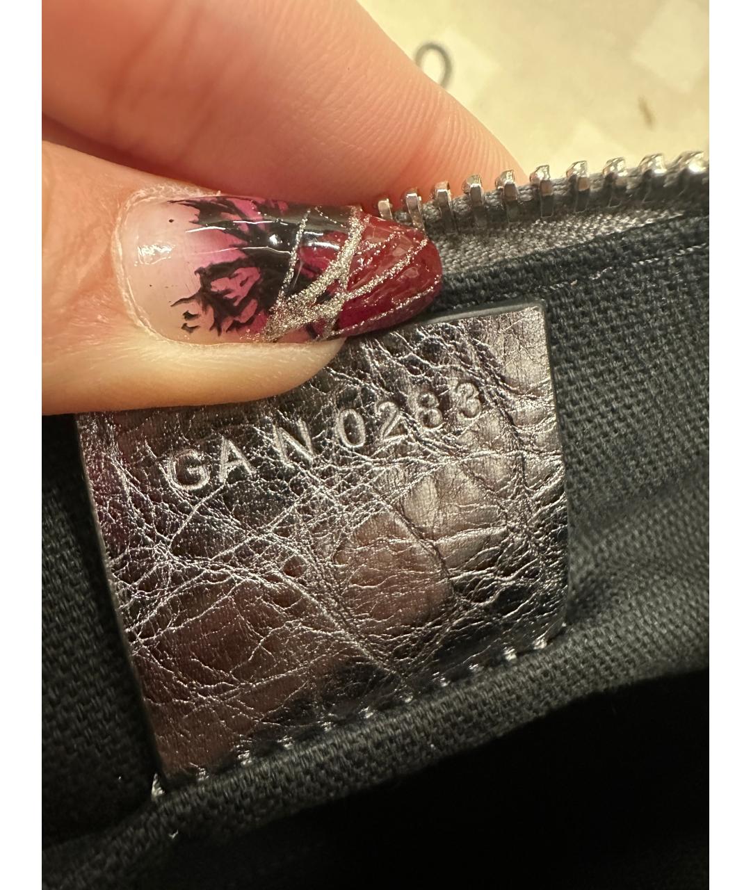 GIVENCHY Серебряная кожаная сумка через плечо, фото 9