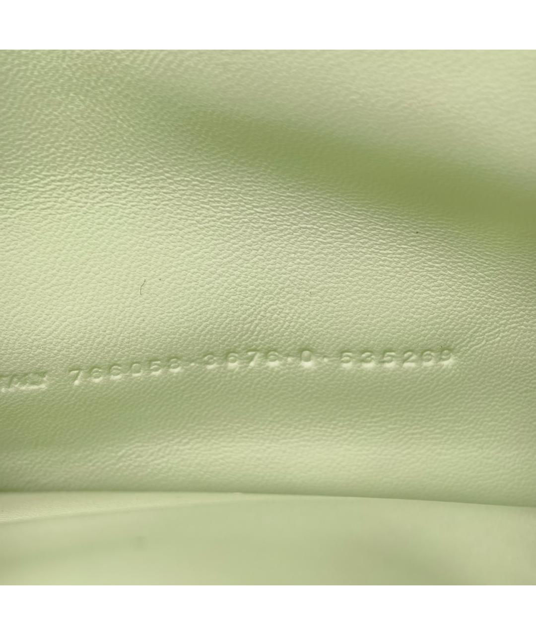 BALENCIAGA Зеленая кожаная сумка через плечо, фото 8