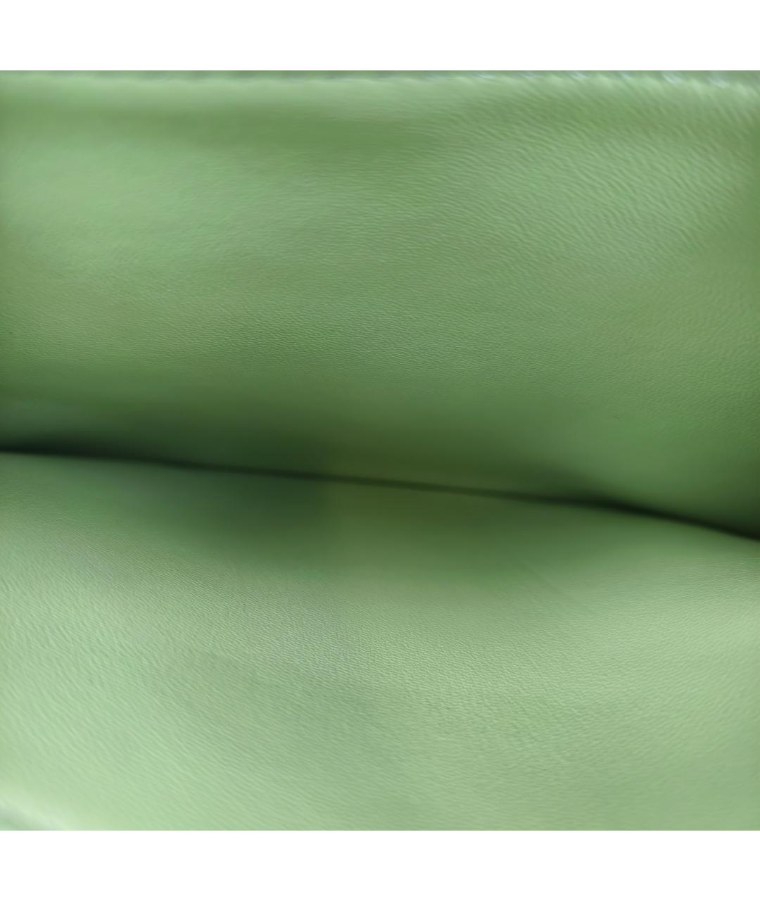 BALENCIAGA Зеленая кожаная сумка через плечо, фото 6