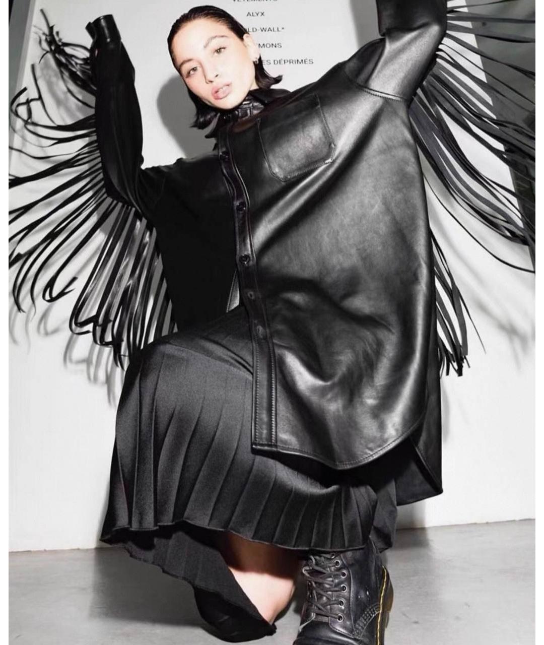 VETEMENTS Красная кожаная куртка, фото 5