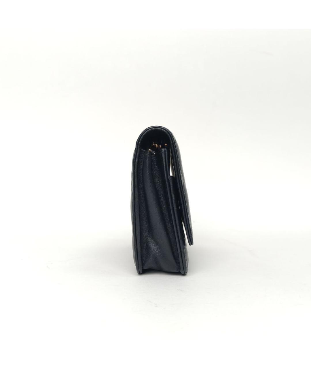 CHANEL Черная кожаная сумка через плечо, фото 5