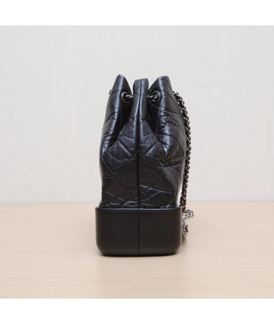 CHANEL Черный кожаный рюкзак, фото 4