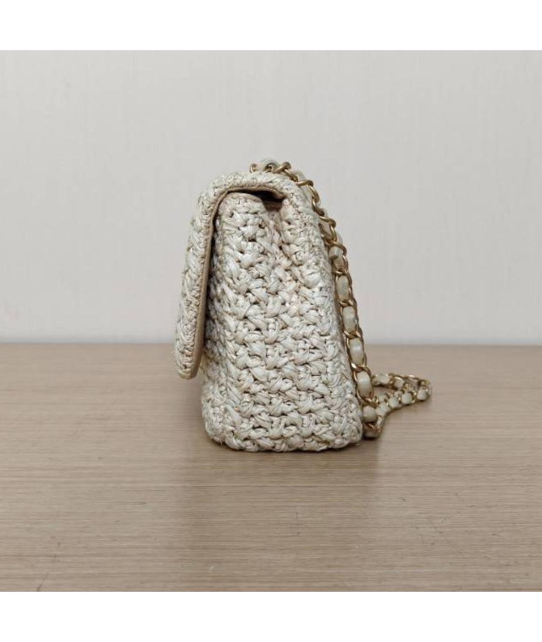 CHANEL Бежевая сумка через плечо, фото 9