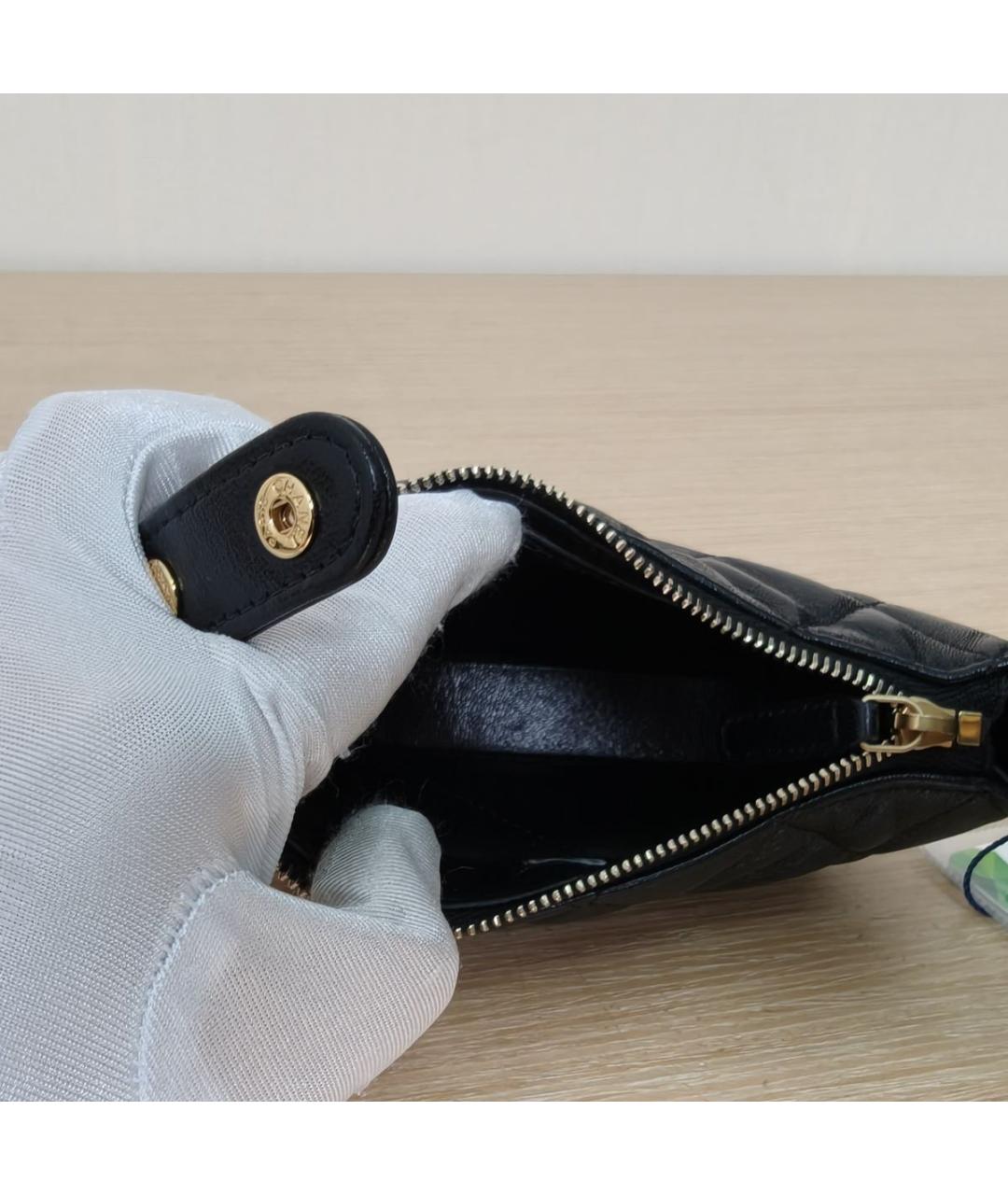 CHANEL Черная кожаная сумка через плечо, фото 8