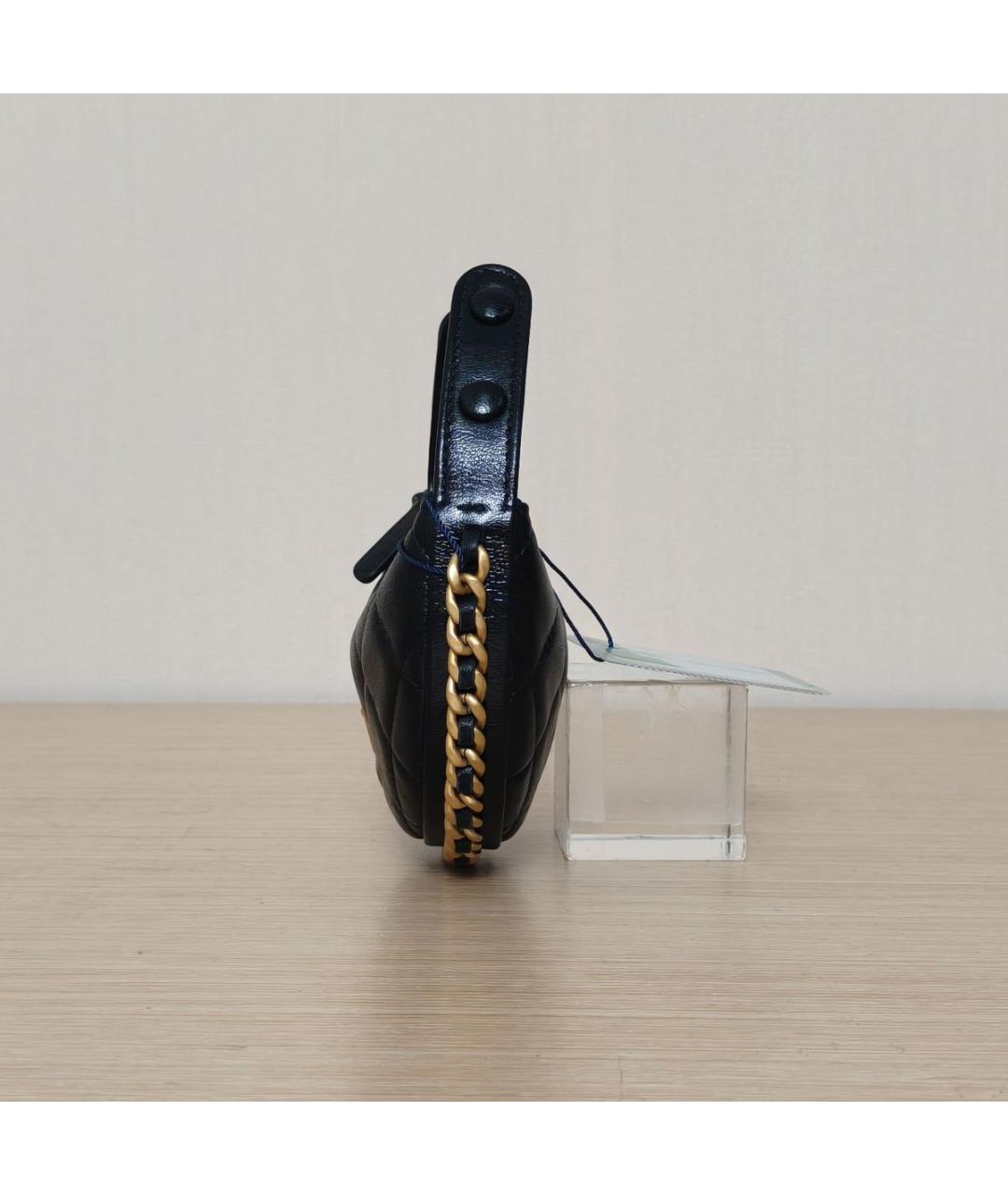 CHANEL Черная кожаная сумка через плечо, фото 5