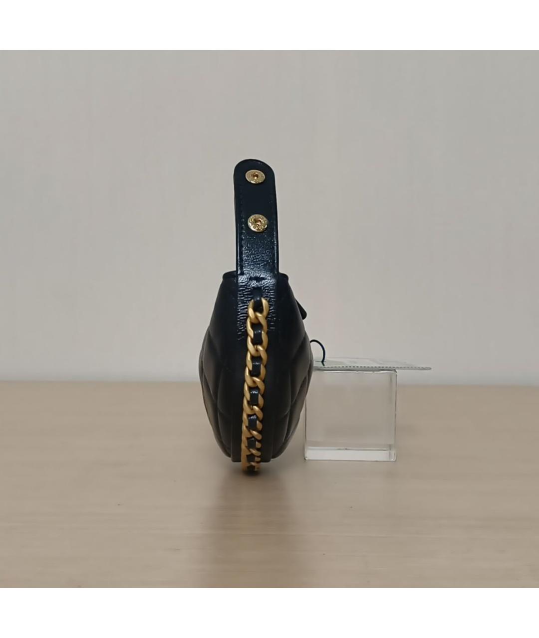 CHANEL Черная кожаная сумка через плечо, фото 3