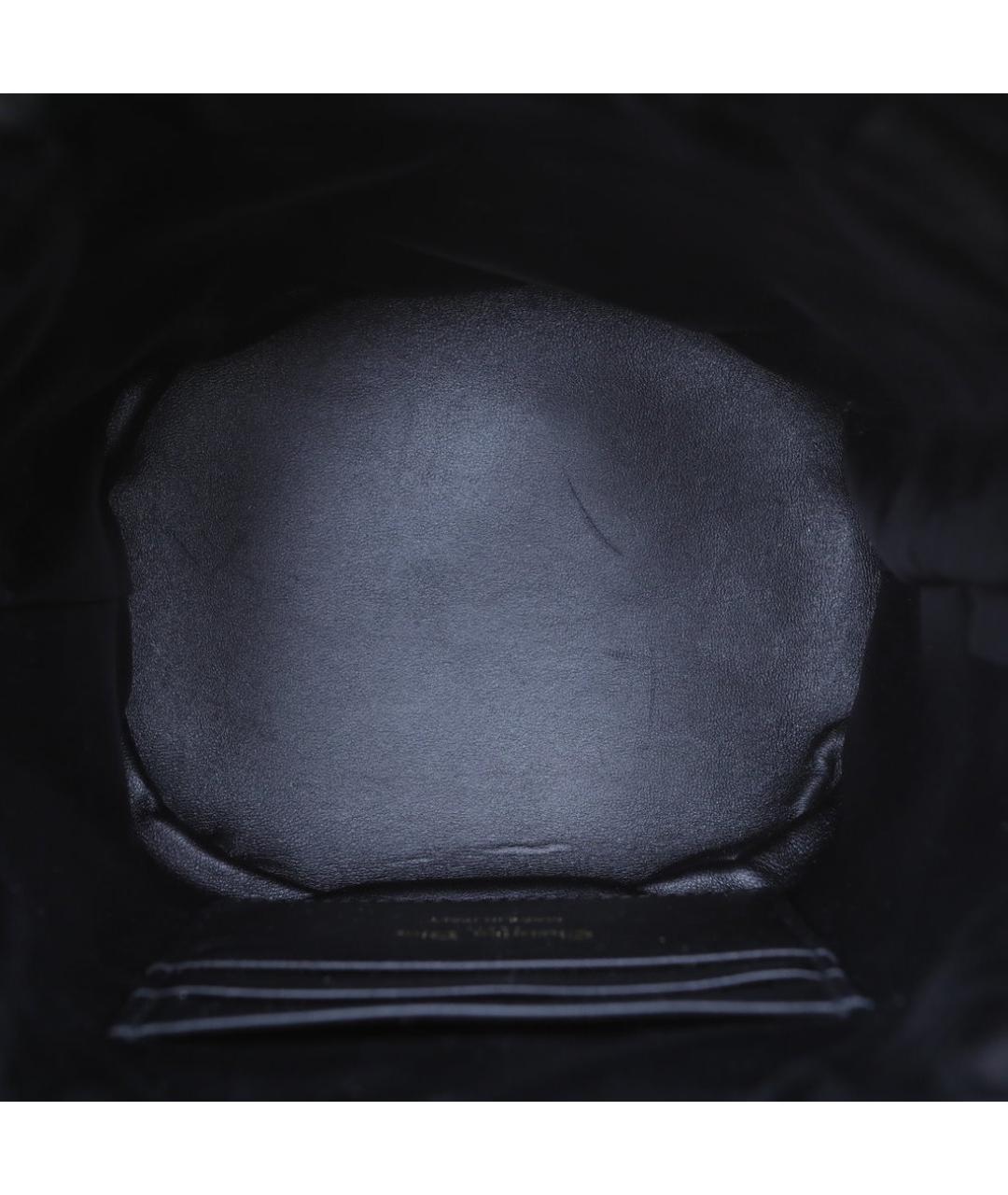 CHRISTIAN DIOR Черная кожаная сумка через плечо, фото 8