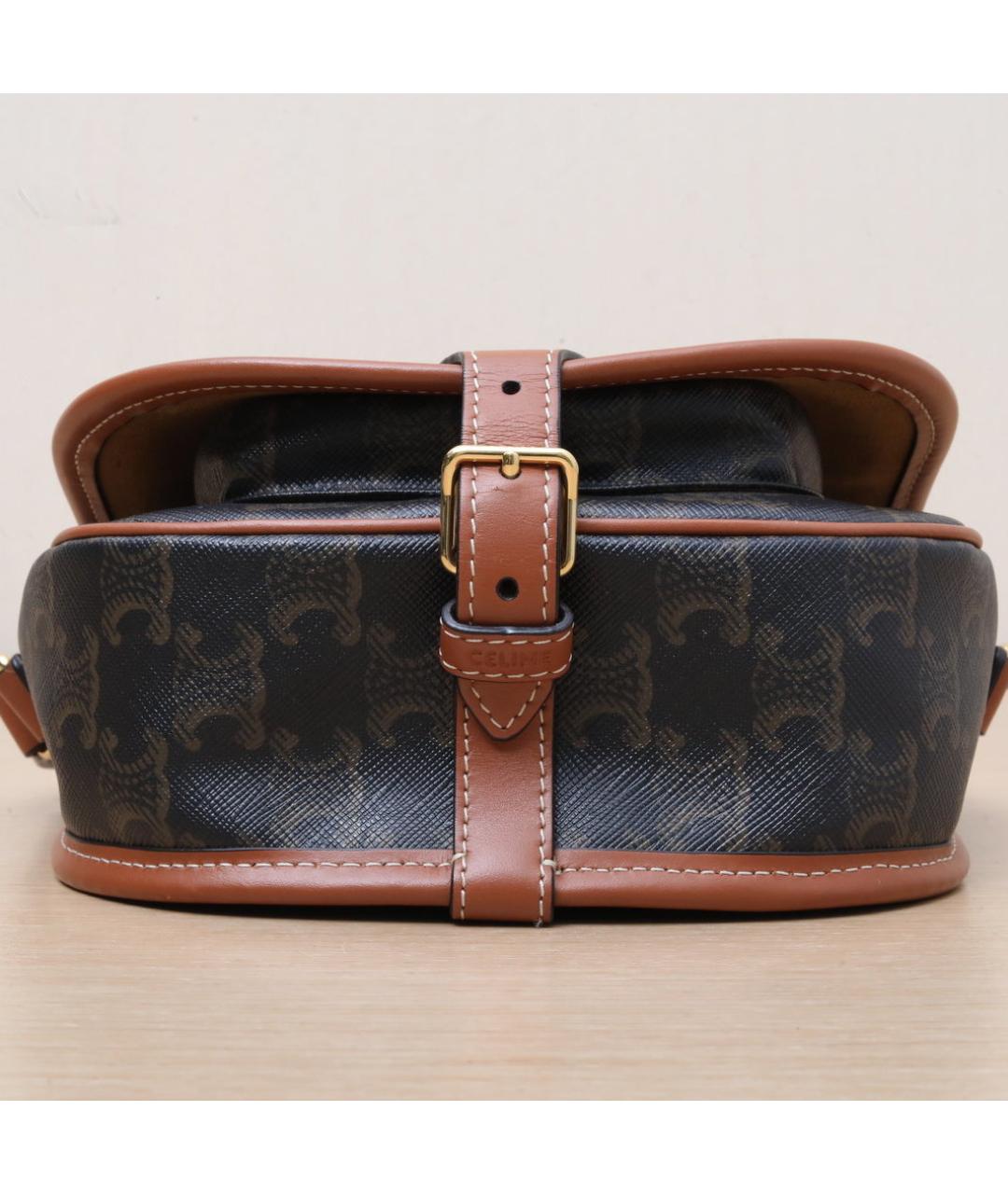 CELINE Коричневая сумка через плечо, фото 7