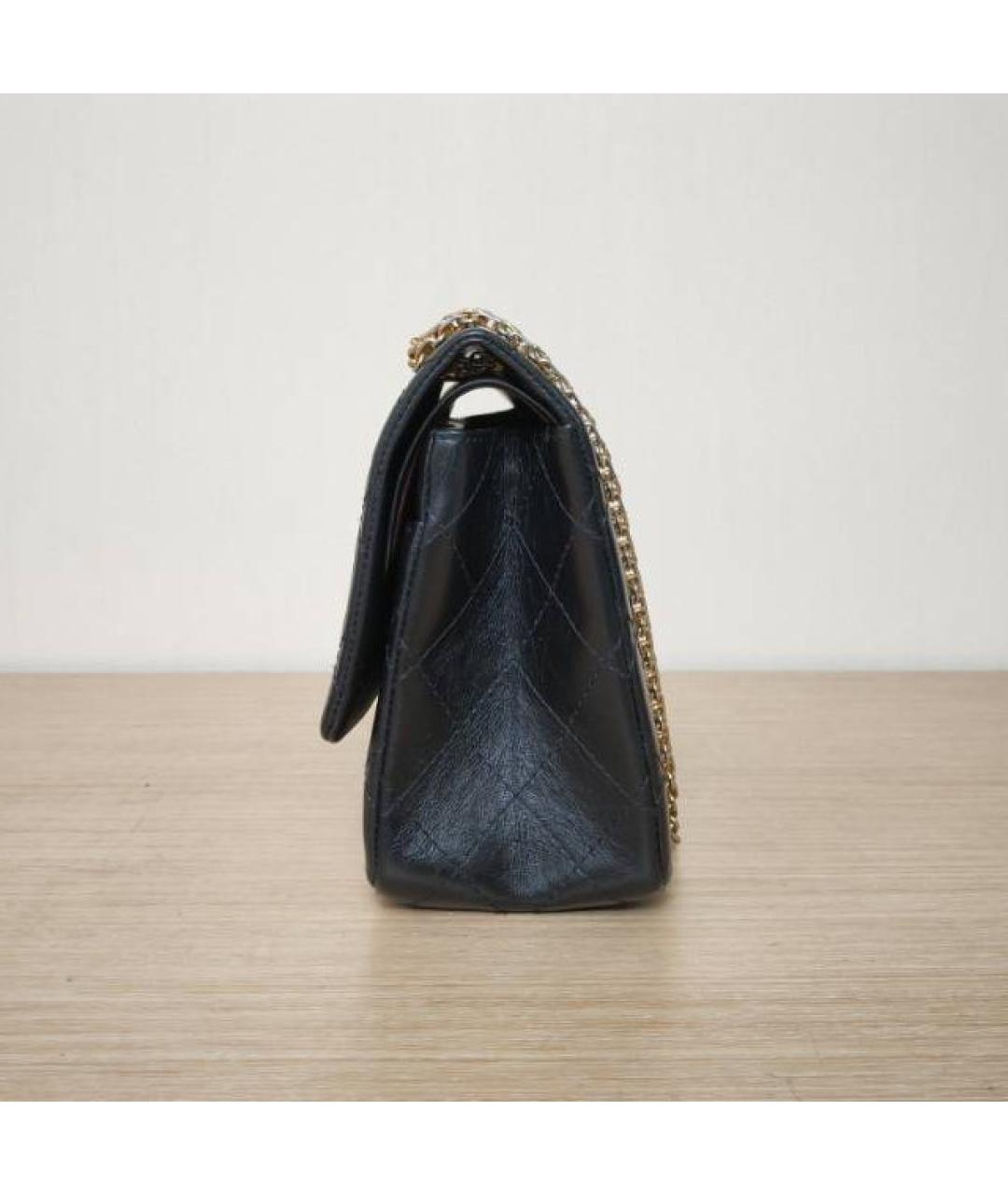 CHANEL Черная кожаная сумка через плечо, фото 3