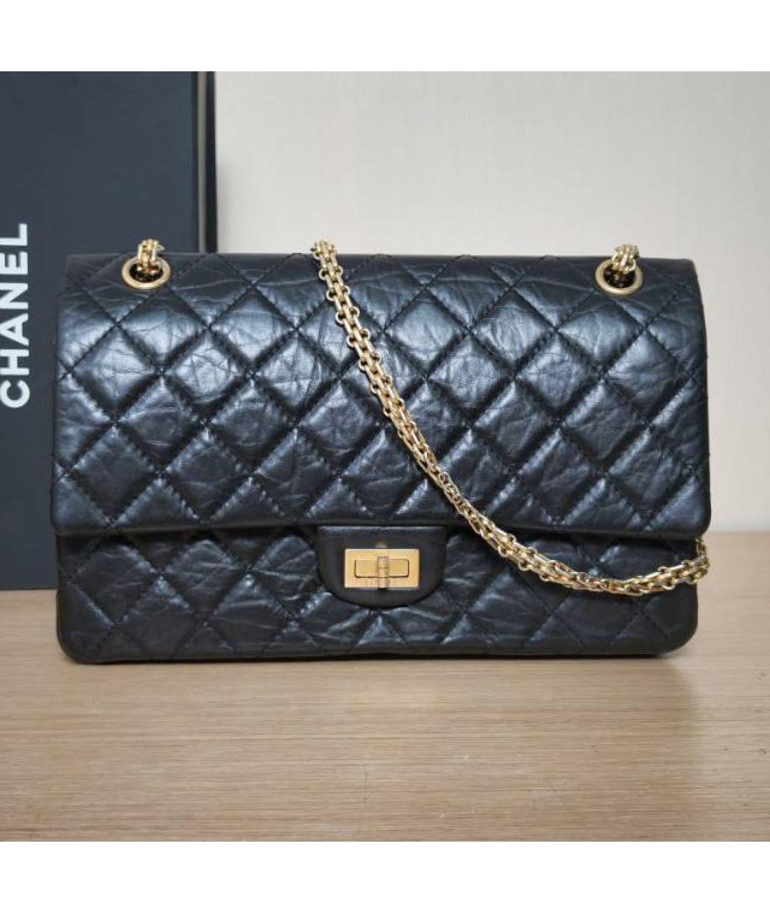 CHANEL Черная кожаная сумка через плечо, фото 9