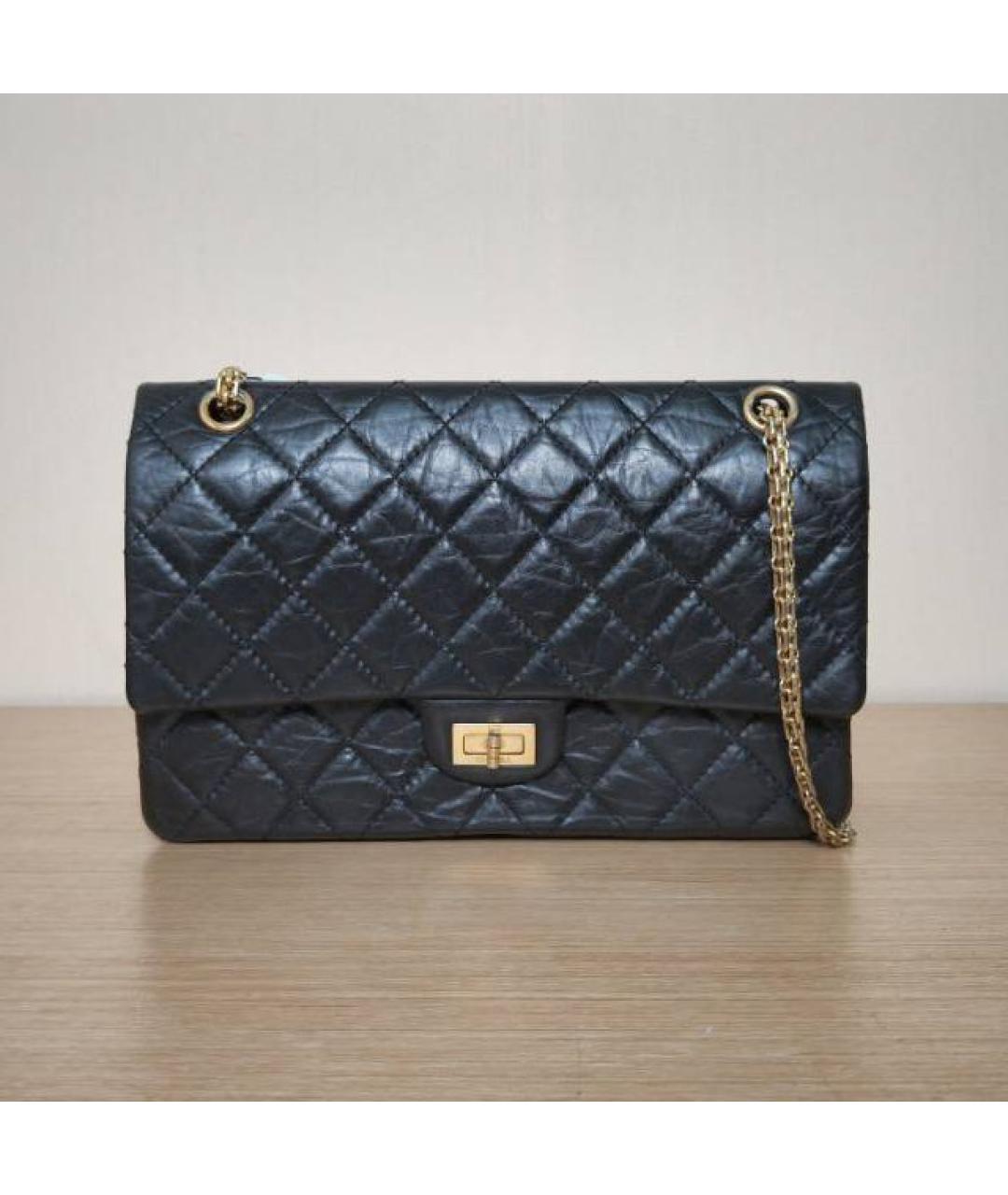 CHANEL Черная кожаная сумка через плечо, фото 2