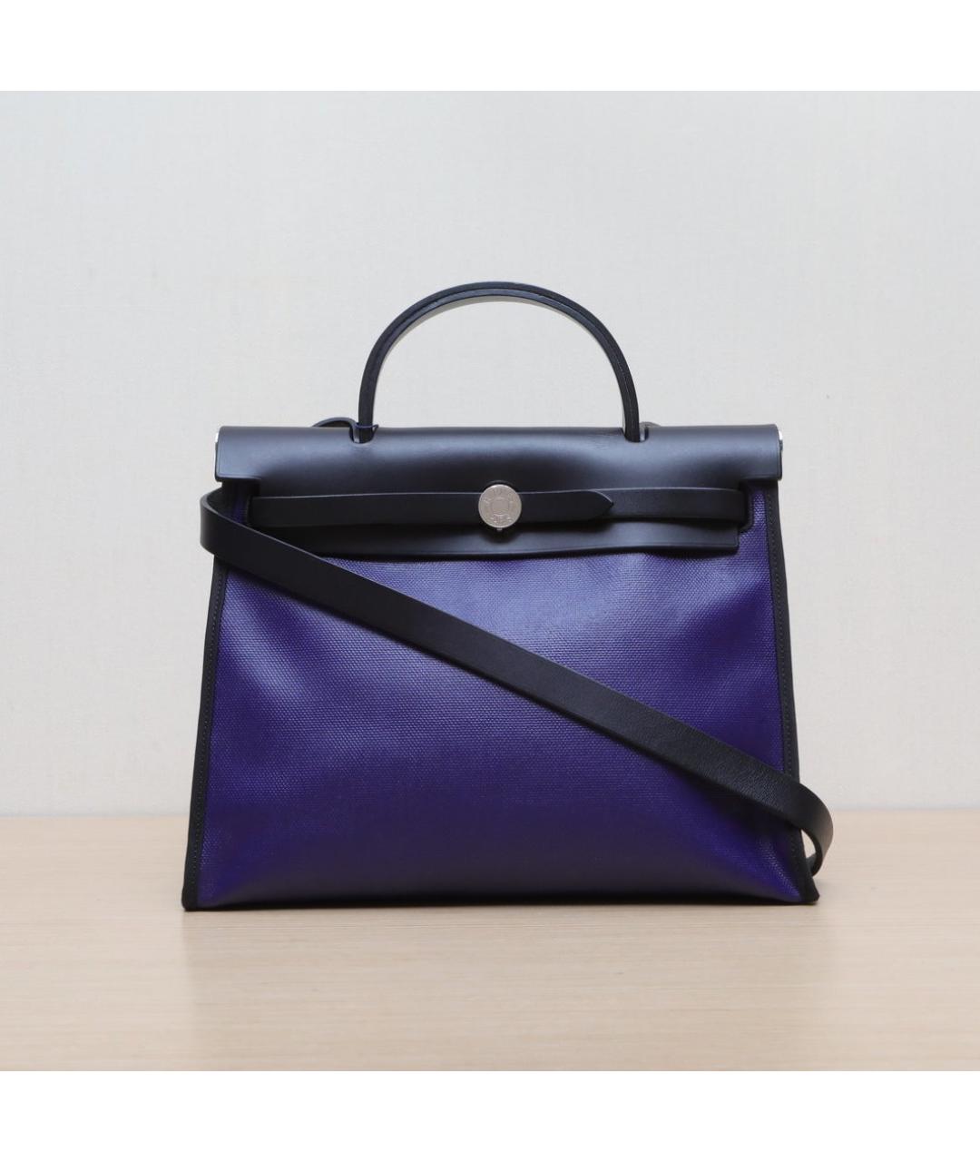 HERMES Темно-синяя сумка через плечо, фото 3