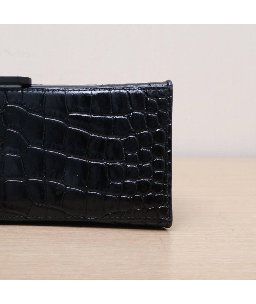 BALENCIAGA Черная кожаная сумка через плечо, фото 9