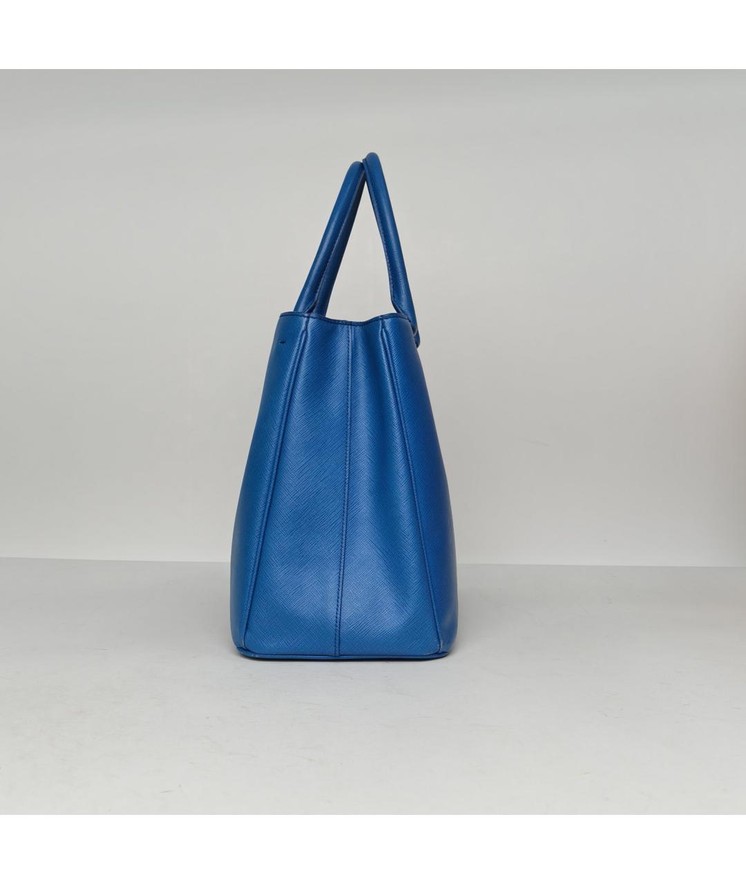 PRADA Синяя кожаная сумка через плечо, фото 3