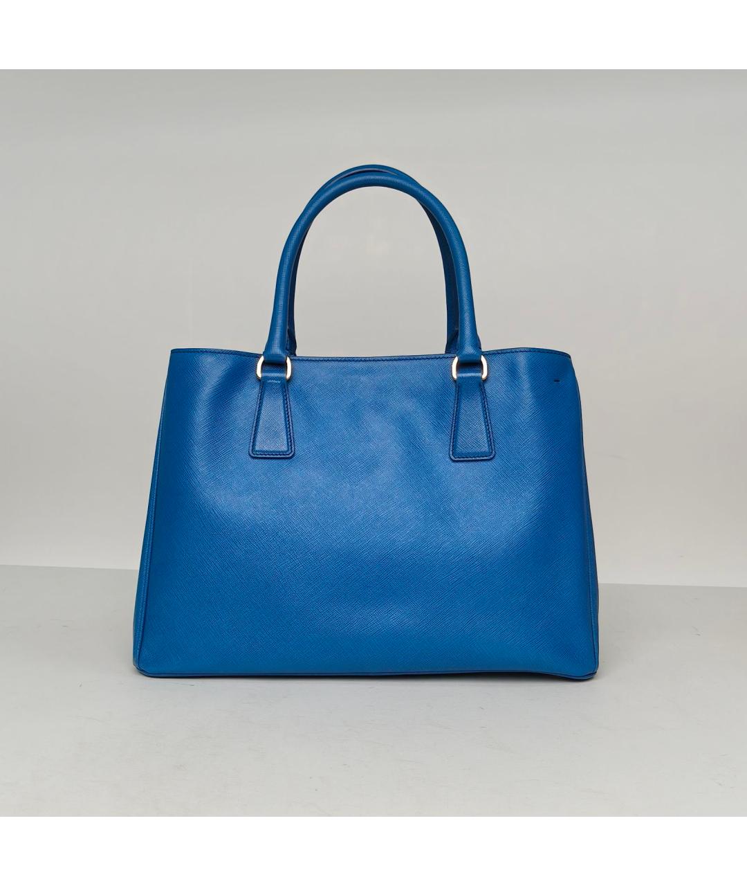 PRADA Синяя кожаная сумка через плечо, фото 4