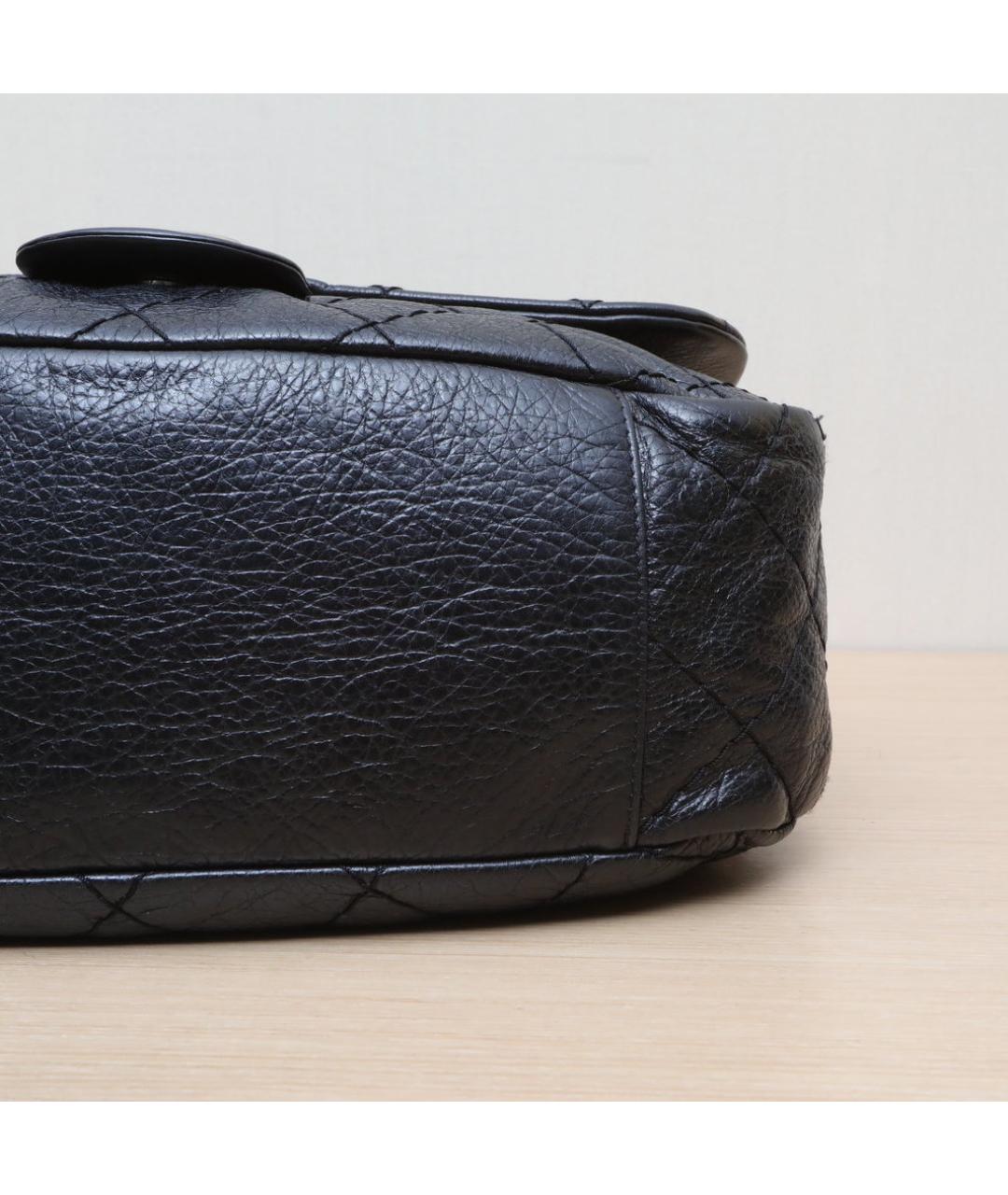CHANEL Черная кожаная сумка через плечо, фото 9